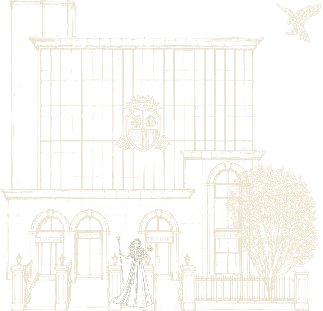 皇叡室內設計建築立面線稿